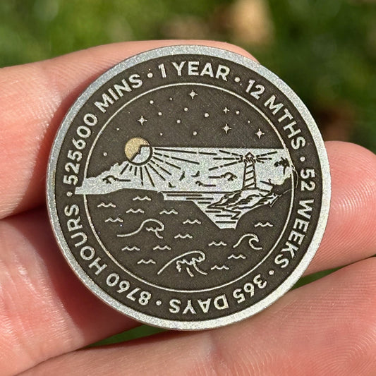 Custom US State Sobriety Coin