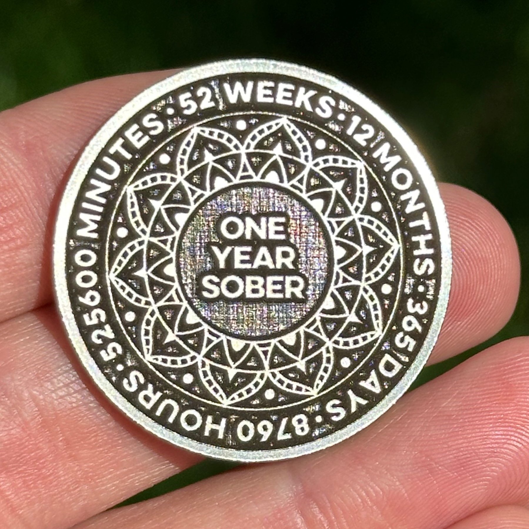 Custom sobriety coins