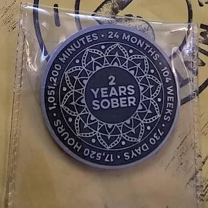 Brandi's Custom Any Year Mandala sobriety coin