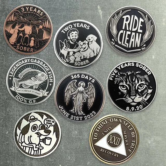 Fully Custom Sobriety Coin