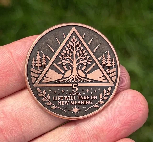 Custom 5 Year Coin — Life Will Take On New Meaning